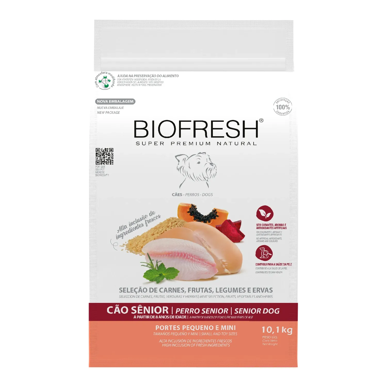Ração Biofresh Cães Sênior Raças Pequenas e Minis